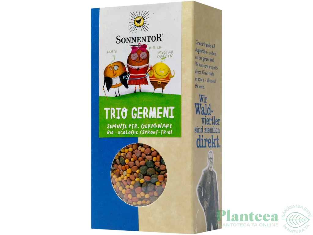Amestec seminte pt germinat Trio eco 120g - SONNENTOR