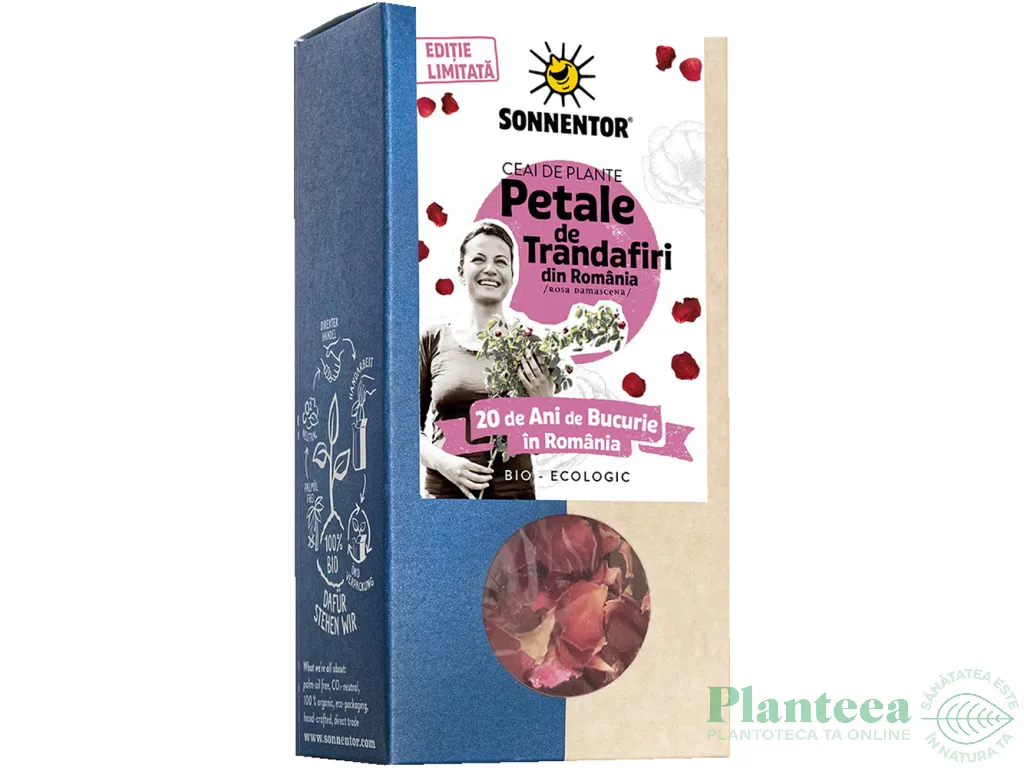 Ceai petale trandafiri eco 15g - SONNENTOR