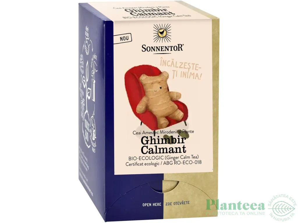 Ceai ghimbir calmant eco 18dz - SONNENTOR
