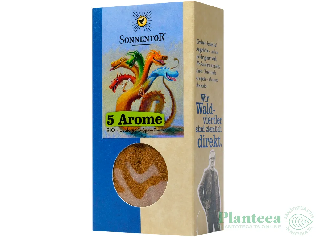 Mirodenii amestec 5arome macinate eco 55g - SONNENTOR