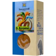 Mirodenii amestec 5arome macinate eco 55g - SONNENTOR
