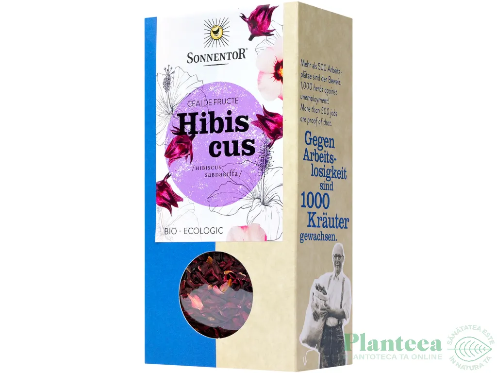 Ceai hibiscus eco 80g - SONNENTOR