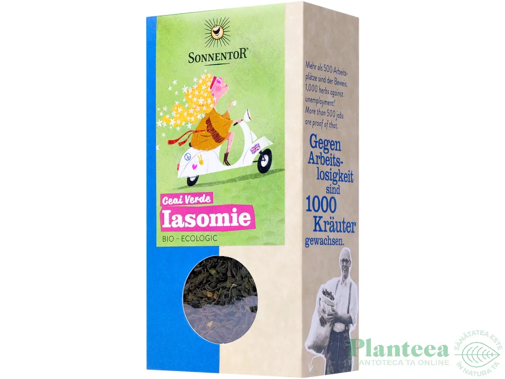 Ceai verde iasomie eco 100g - SONNENTOR