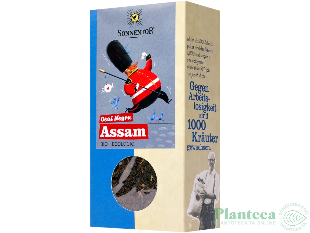 Ceai negru englez assam eco 95g - SONNENTOR