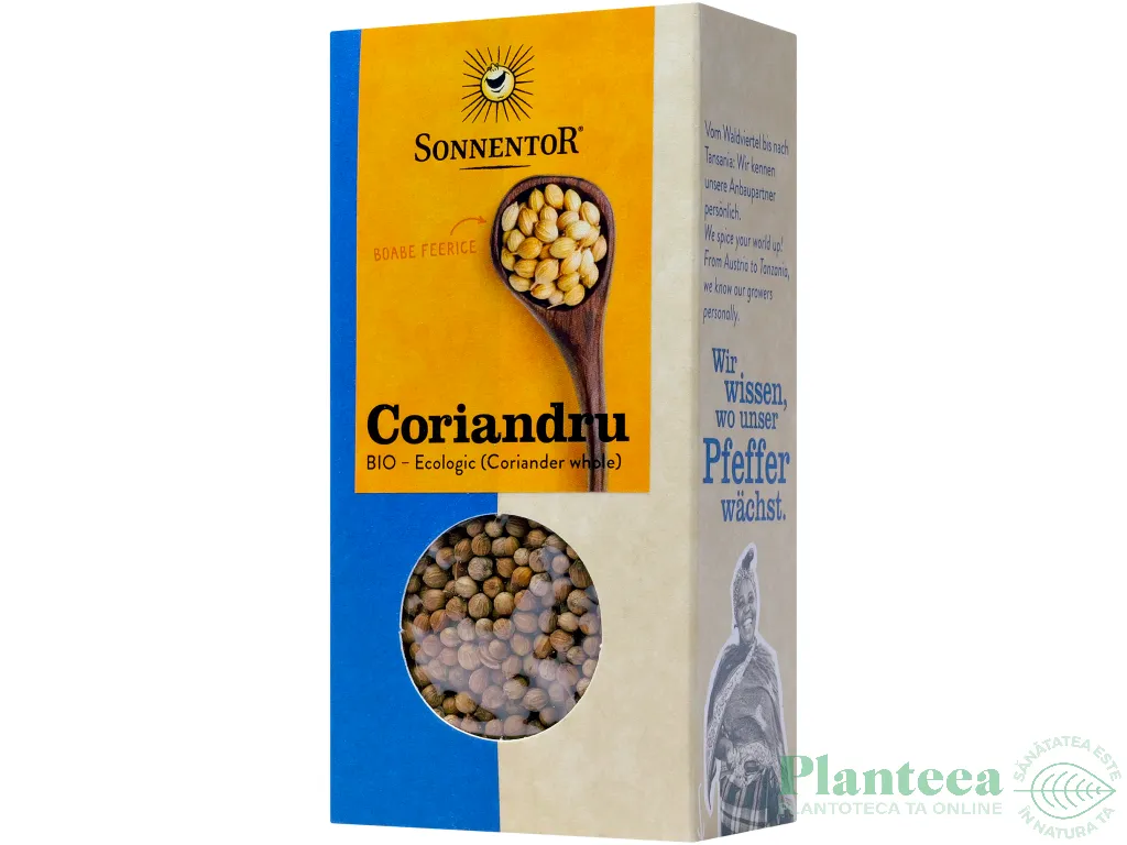 Condiment coriandru boabe eco 35g - SONNENTOR