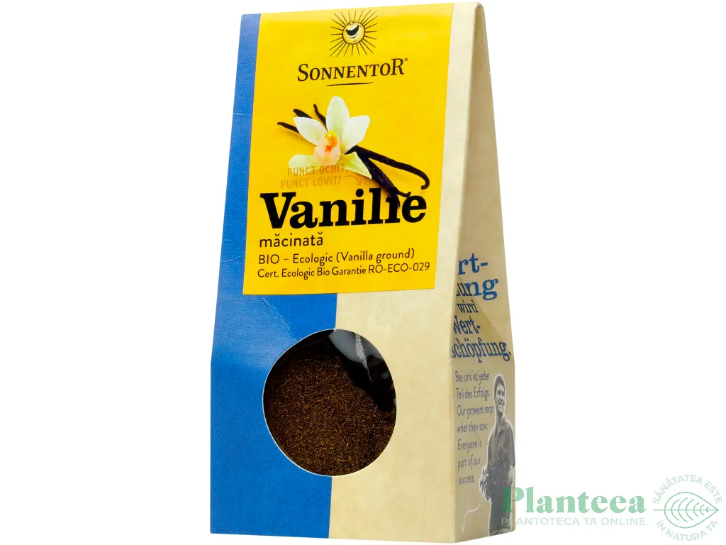 Condiment vanilie bourbon macinata eco 10g - SONNENTOR