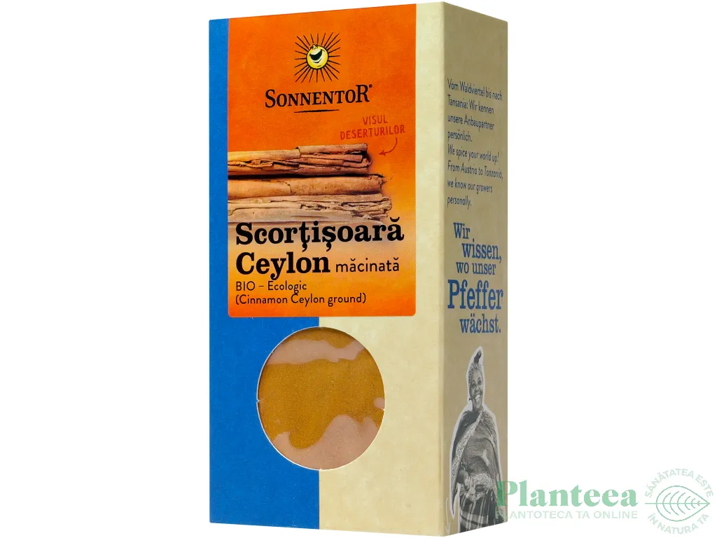 Condiment scortisoara ceylon macinata eco 40g - SONNENTOR
