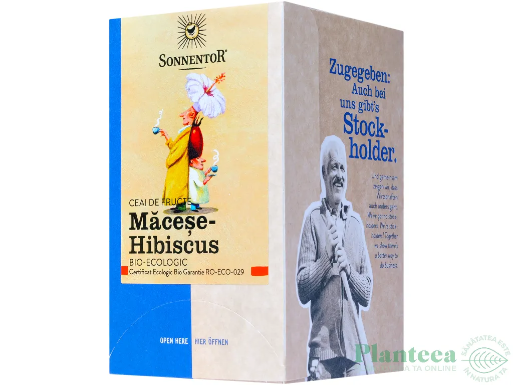 Ceai macese hibiscus eco 18dz - SONNENTOR