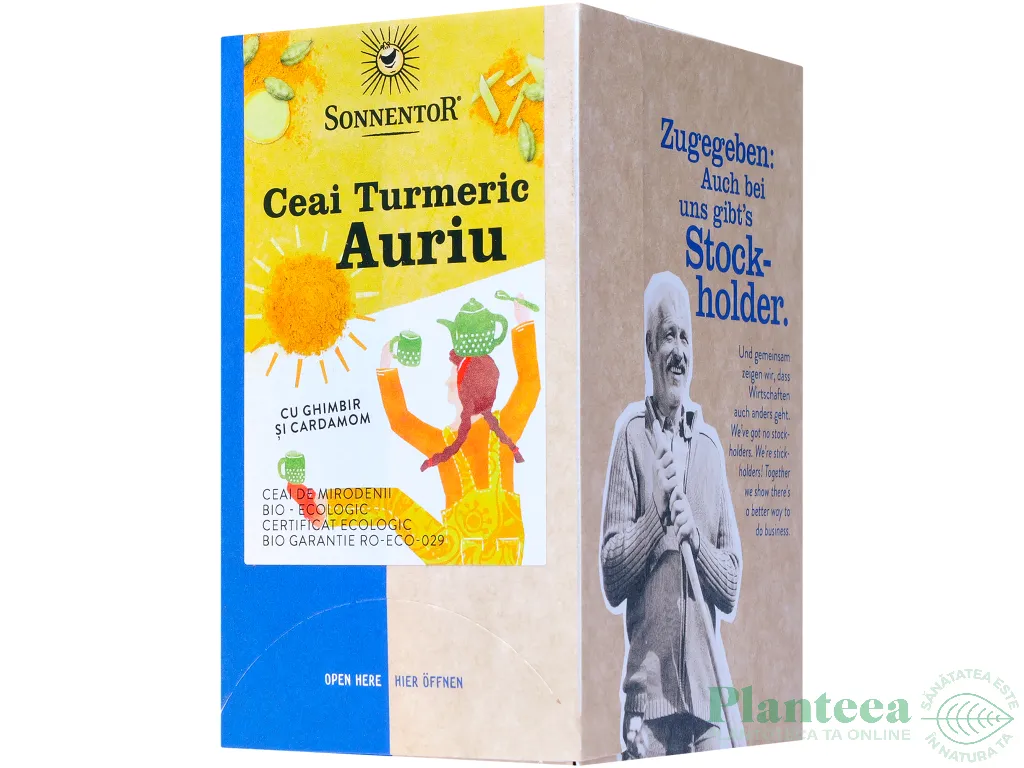 Ceai Turmeric auriu eco 18dz - SONNENTOR