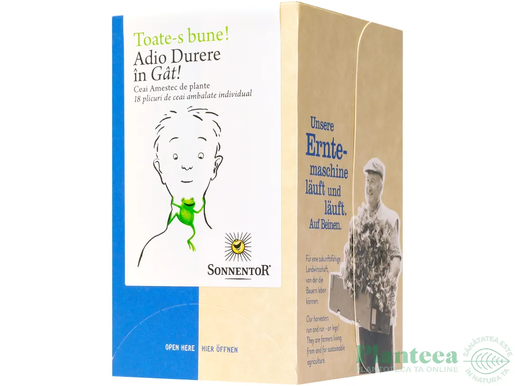 Ceai Toate~s Bune! adio durere in gat eco 18dz - SONNENTOR