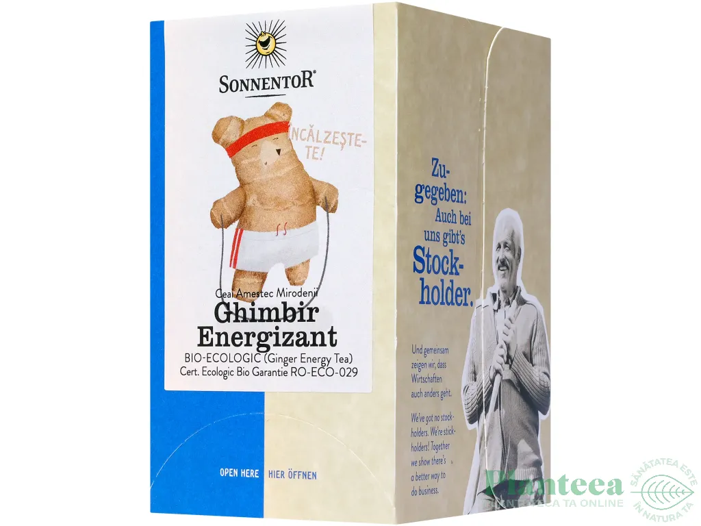 Ceai ghimbir energizant eco 18dz - SONNENTOR