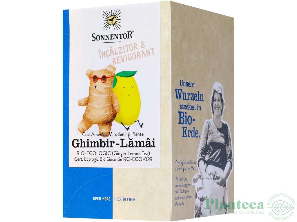 Ceai ghimbir lamaie eco 18dz - SONNENTOR