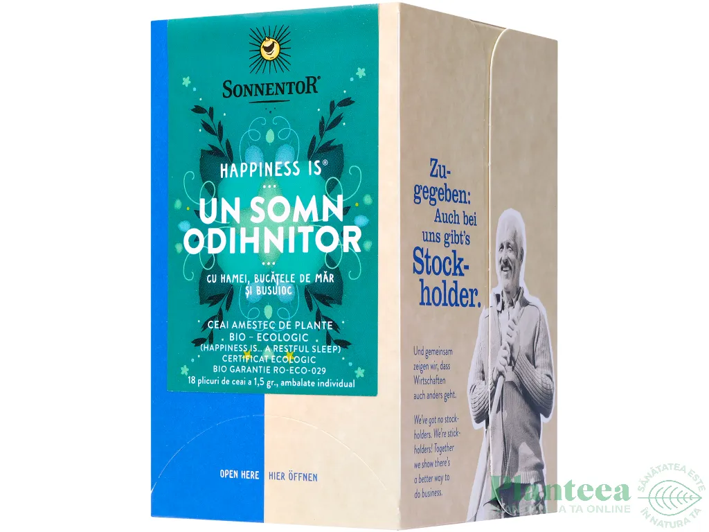 Ceai Happiness is Un Somn Odihnitor eco 18dz - SONNENTOR