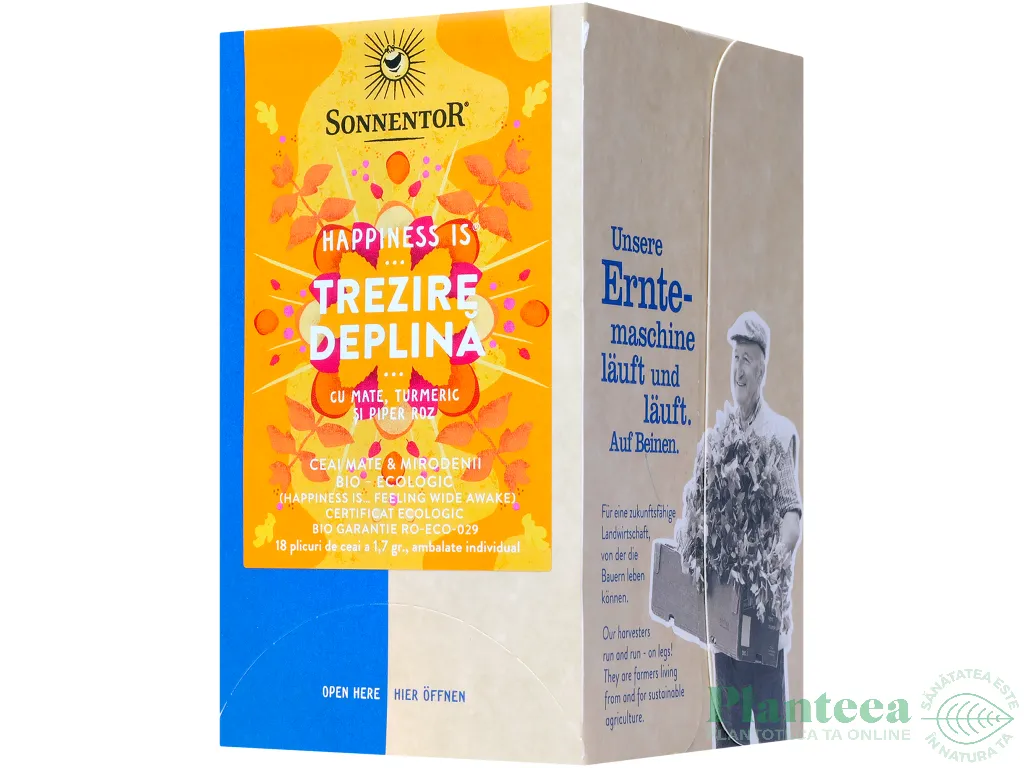 Ceai Happiness is Trezire Deplina eco 18dz - SONNENTOR