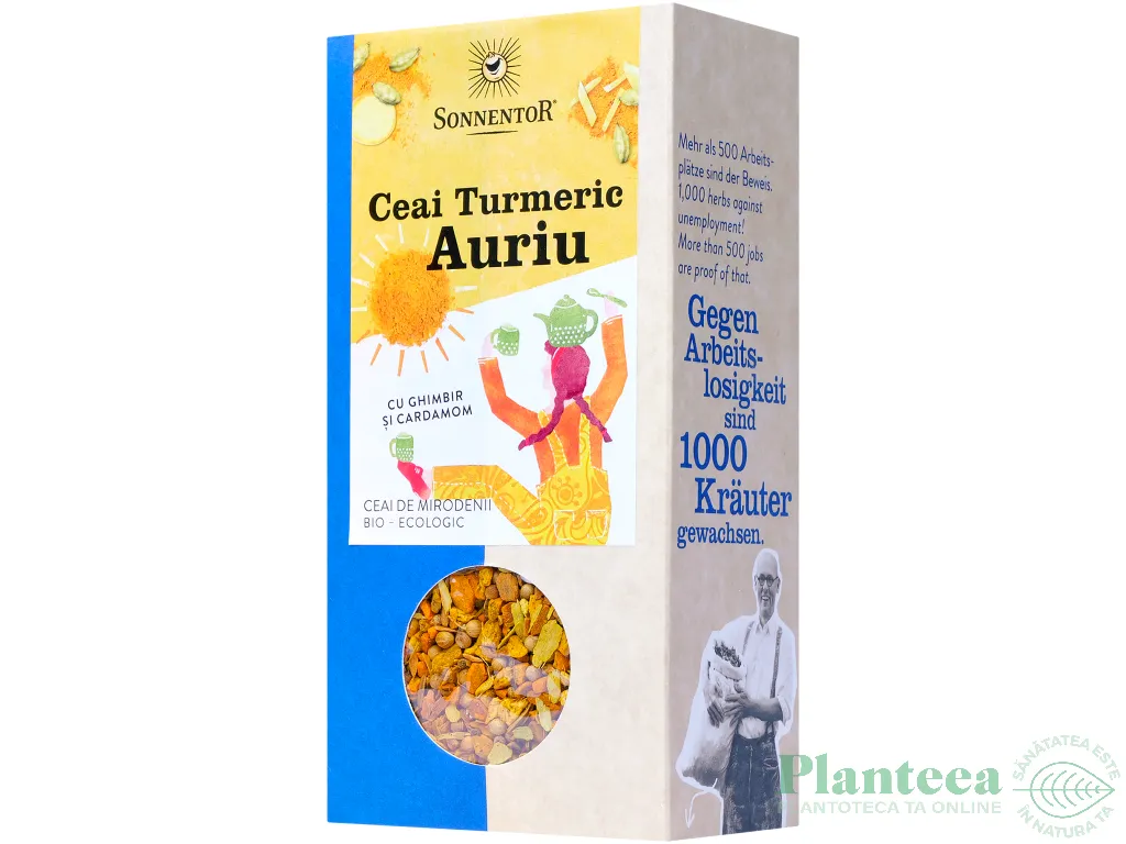 Ceai Turmeric auriu eco 120g - SONNENTOR