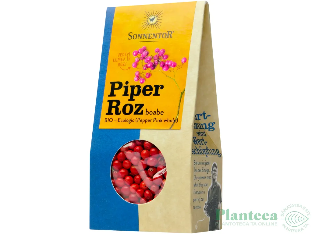 Condiment piper roz boabe eco 20g - SONNENTOR