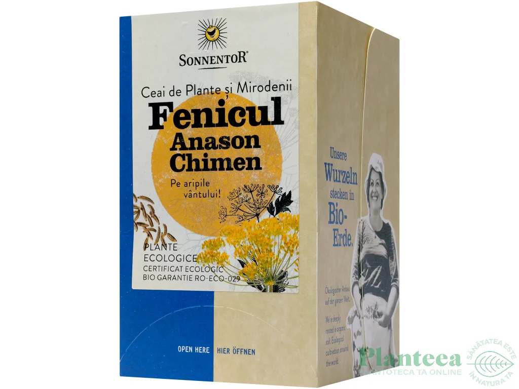 Ceai fenicul anason chimen eco 18dz - SONNENTOR