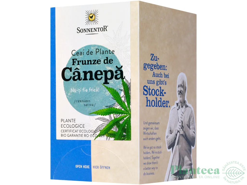 Ceai canepa frunze eco 18dz - SONNENTOR