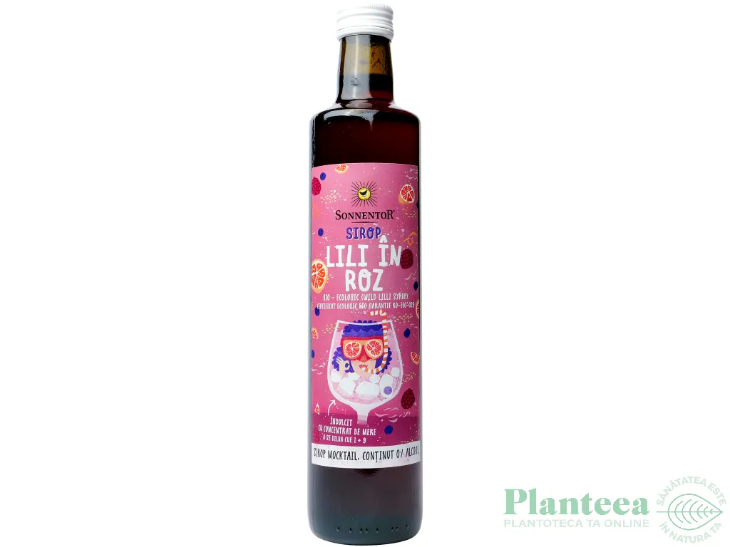 Sirop concentrat Lili In Roz fara zahar eco 500ml - SONNENTOR