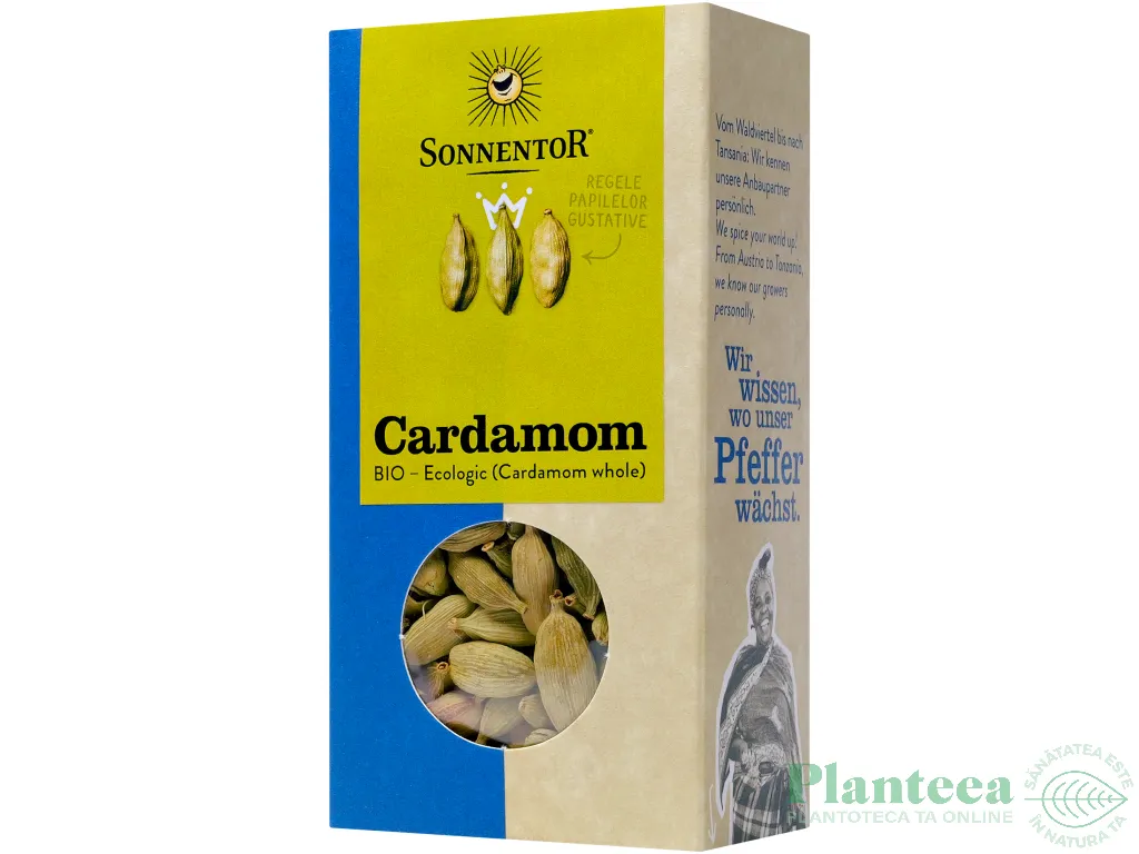 Condiment cardamom verde intreg eco 40g - SONNENTOR