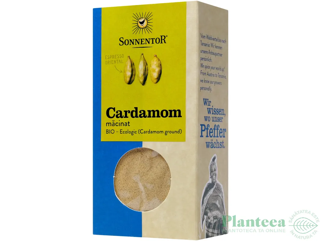 Condiment cardamom verde macinat eco 50g - SONNENTOR