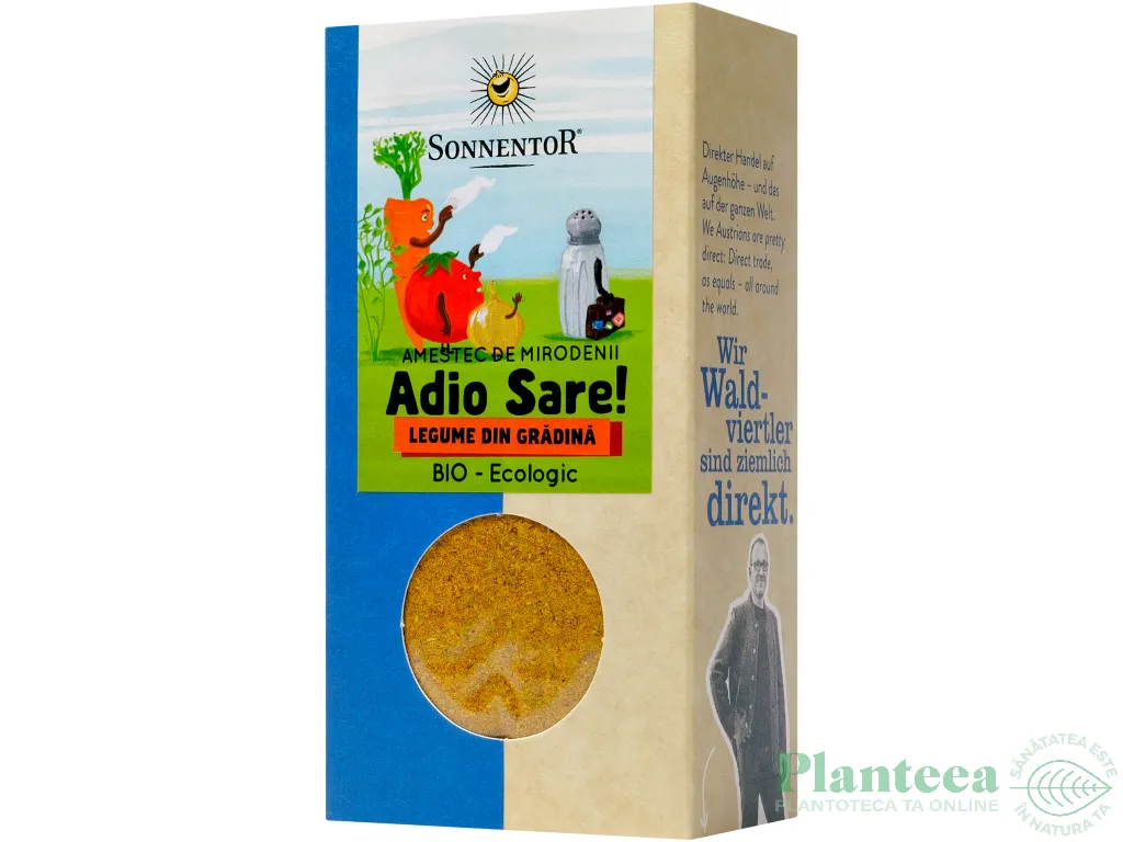 Mirodenii amestec Adio Sare! legume gradina eco 55g - SONNENTOR