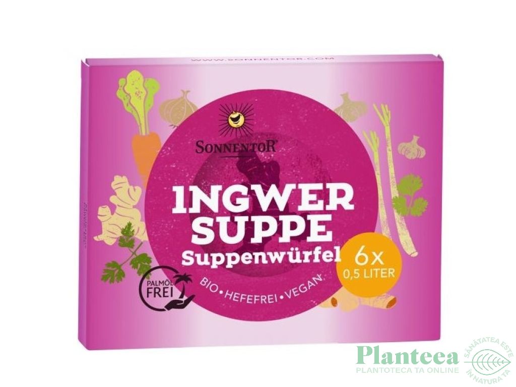 Cubulete supa vegana ghimbir fara drojdie eco 6x10g - SONNENTOR