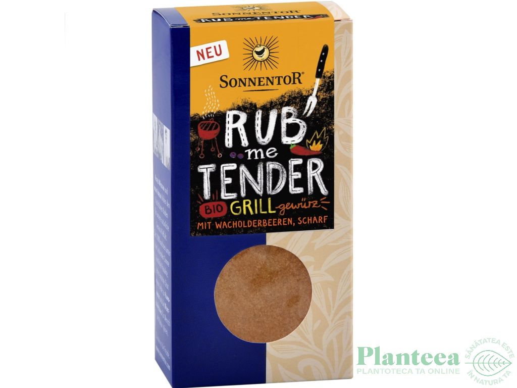 Mirodenii amestec pt BBQ rub me tender eco 60g - SONNENTOR