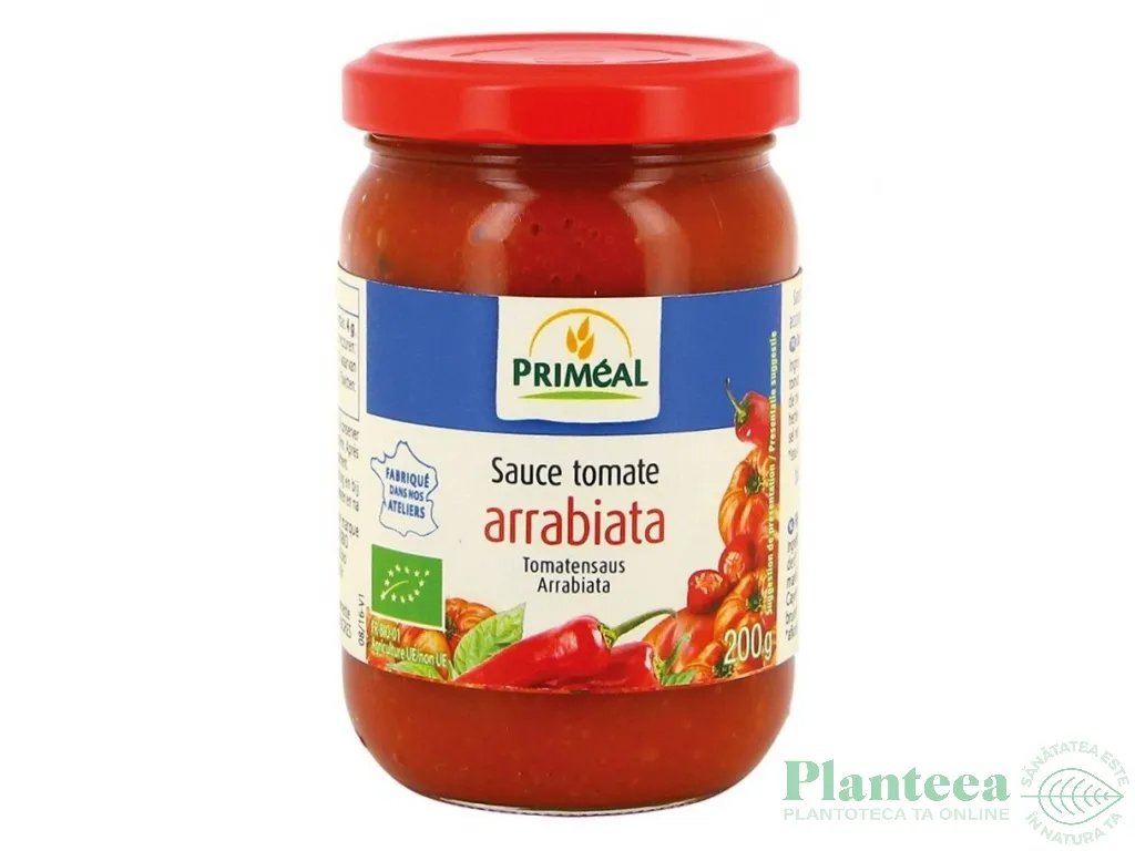 Sos tomat Arrabbiata eco 200g - PRIMEAL