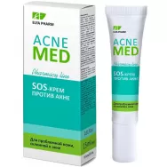 Crema antiacnee probleme ten tendinta acneica SOS AcneMed 15ml - ELFA PHARM