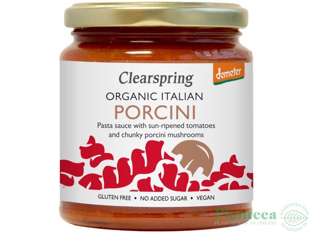 Sos tomat Porcini pt paste eco 300g - CLEARSPRING