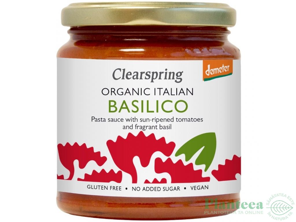 Sos tomat Basilico pt paste eco 300g - CLEARSPRING