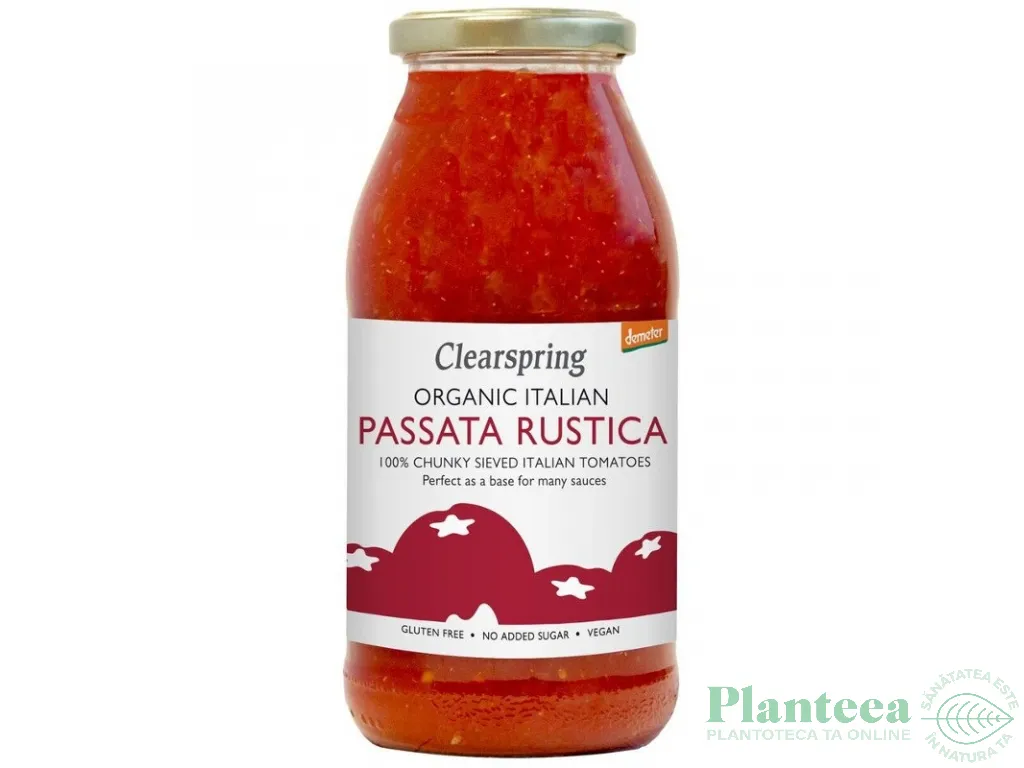 Sos tomat Passata Rustica eco 510g - CLEARSPRING