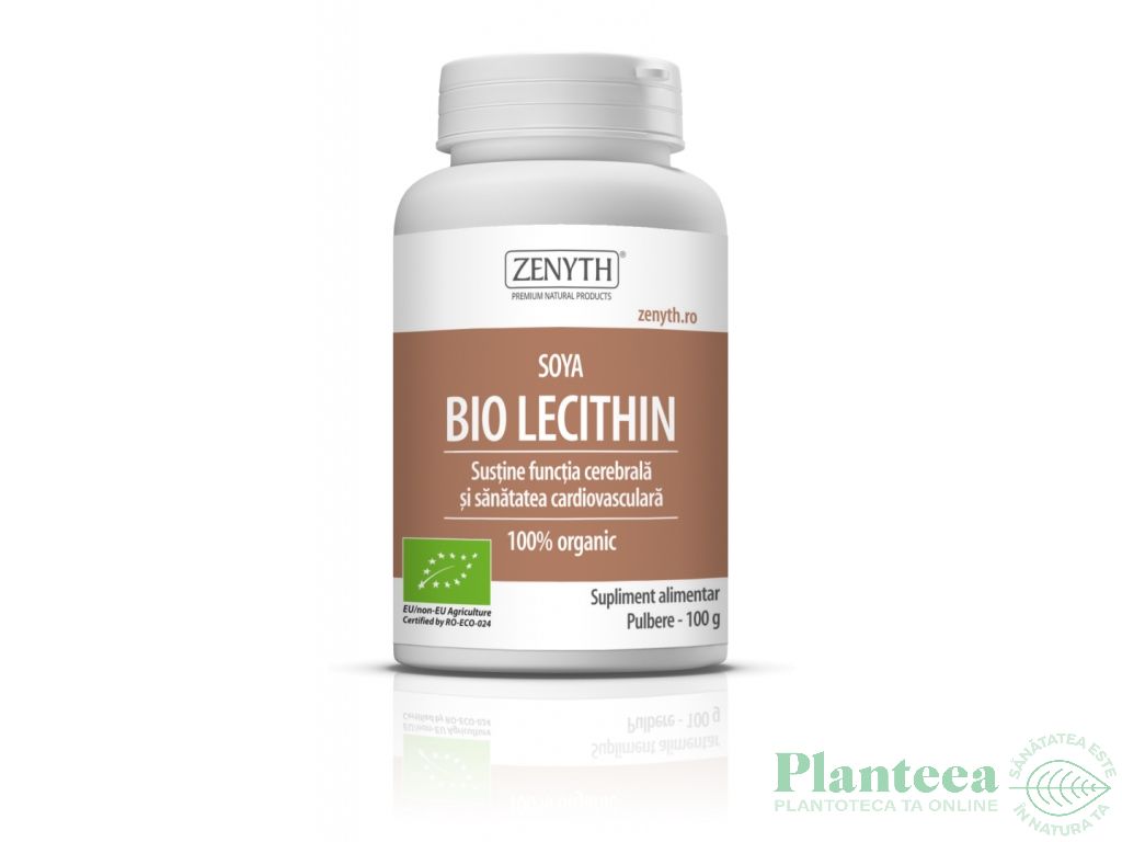 Pulbere lecitina soia bio 100g - ZENYTH