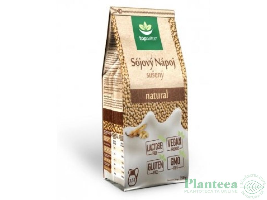 Lapte praf soia natur 350g - TOPNATUR