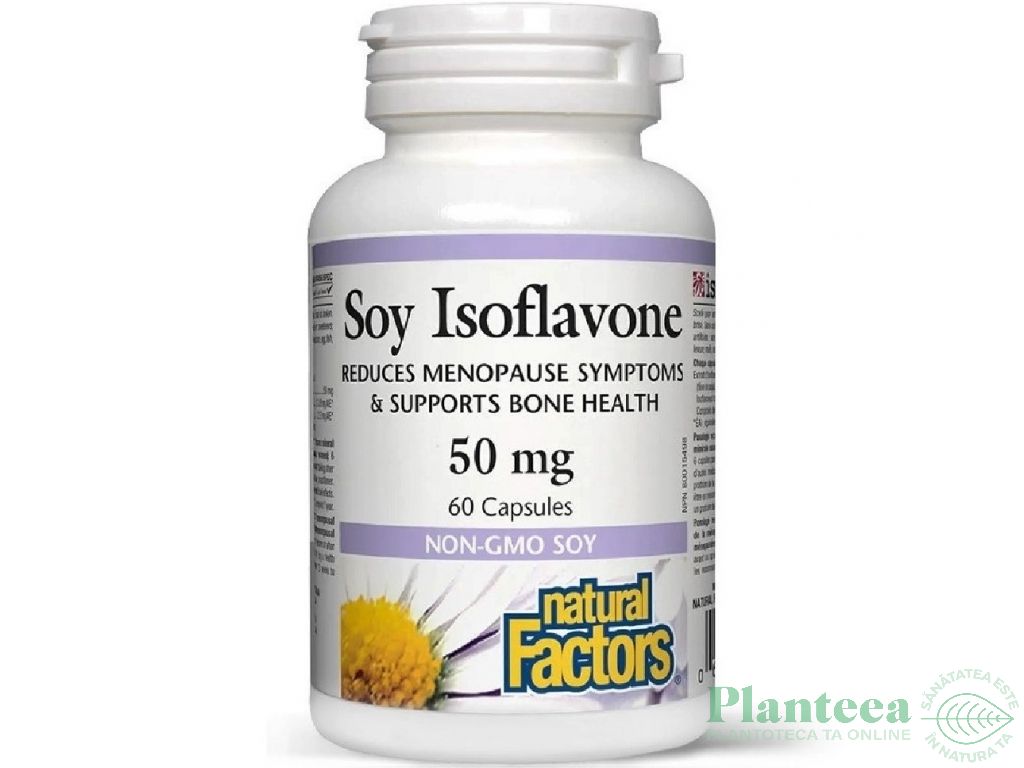 Isoflavone soia 60cps - NATURAL FACTORS