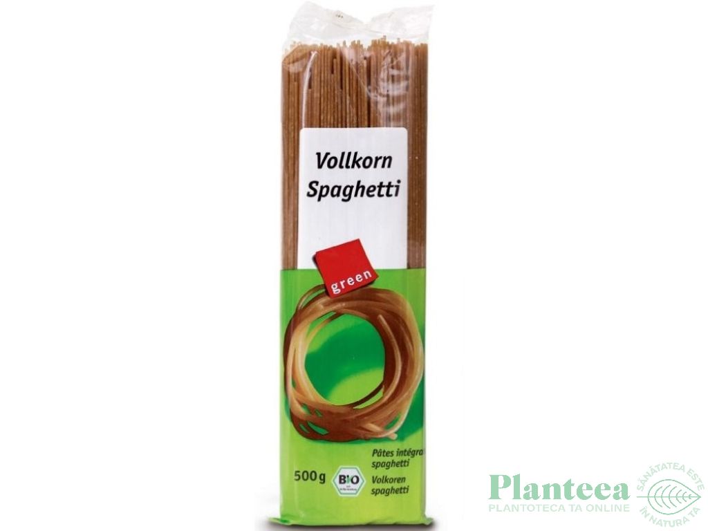 Paste spaghete grau integral 500g - GREEN ORGANICS