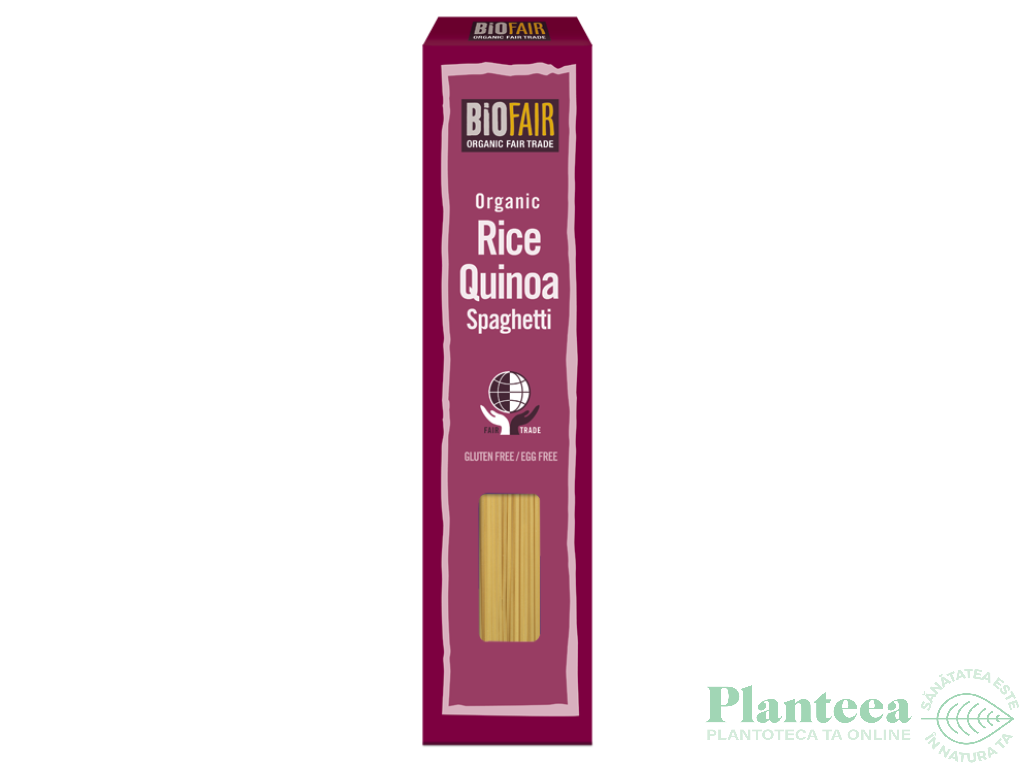 Paste spaghete orez quinoa 250g - BIOFAIR
