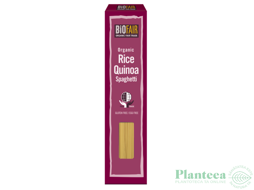 Paste spaghete orez quinoa eco 250g - BIOFAIR