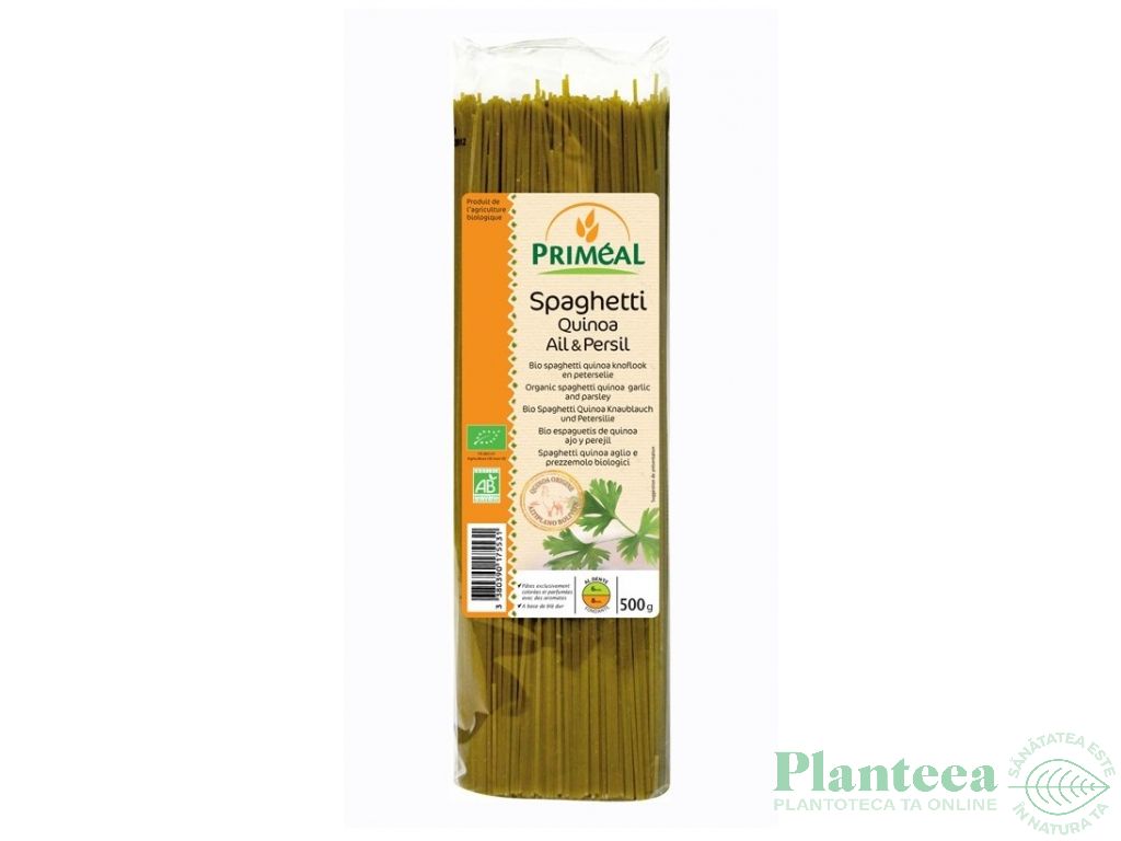 Paste spaghete grau quinoa patrunjel eco 500g - PRIMEAL