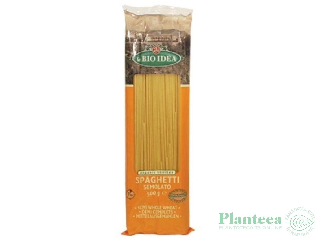 Paste spaghete grau semiintegral 500g - LA BIO IDEA