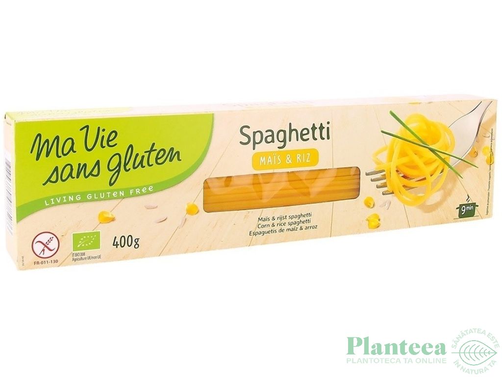 Paste spaghete porumb orez 400g - MA VIE SANS GLUTEN