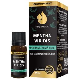 Ulei esential integral 100% natural menta dulce 10ml - COSMO PHARM