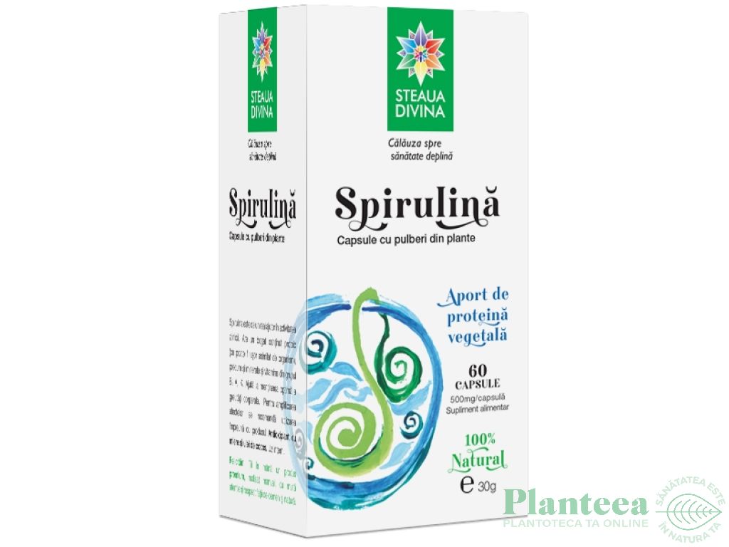 Spirulina 60cps - SANTO RAPHAEL