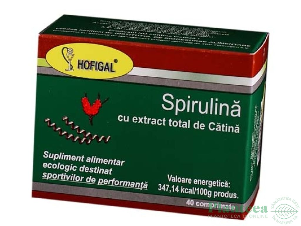 Spirulina catina 40cp - HOFIGAL