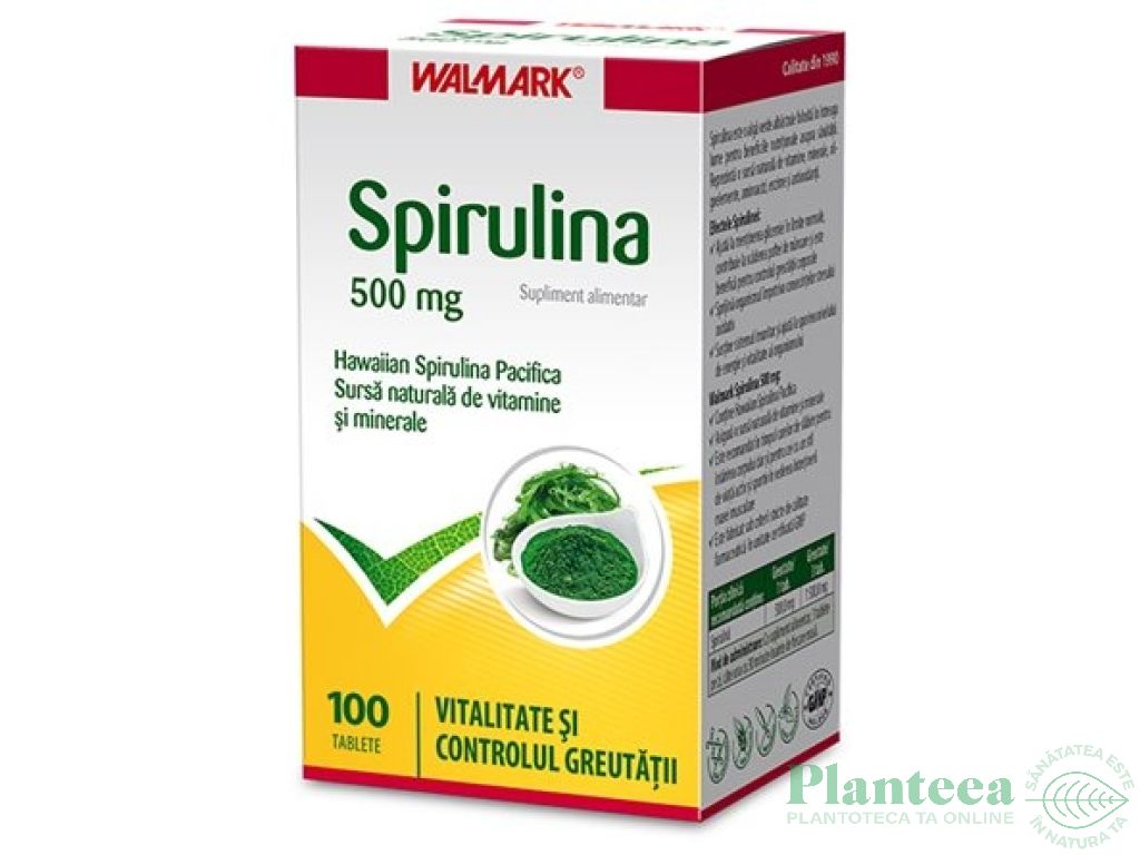 Spirulina 500mg 100+30cp - WALMARK