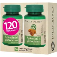 Spirulina ganoderma 120cp - DACIA PLANT