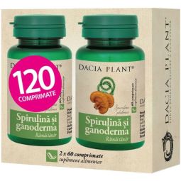 Spirulina ganoderma 120cp - DACIA PLANT
