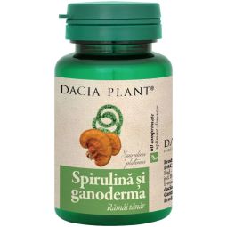 Spirulina ganoderma 1x60cp - DACIA PLANT