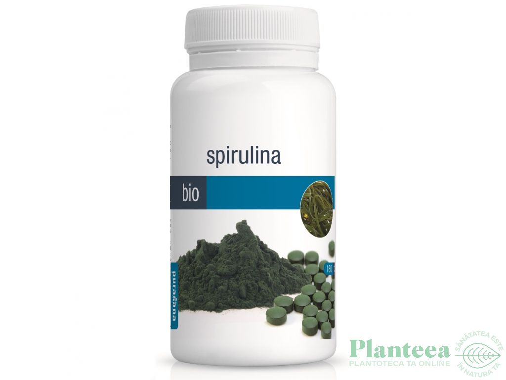 Spirulina tablete 500mg bio 180cp - PURASANA